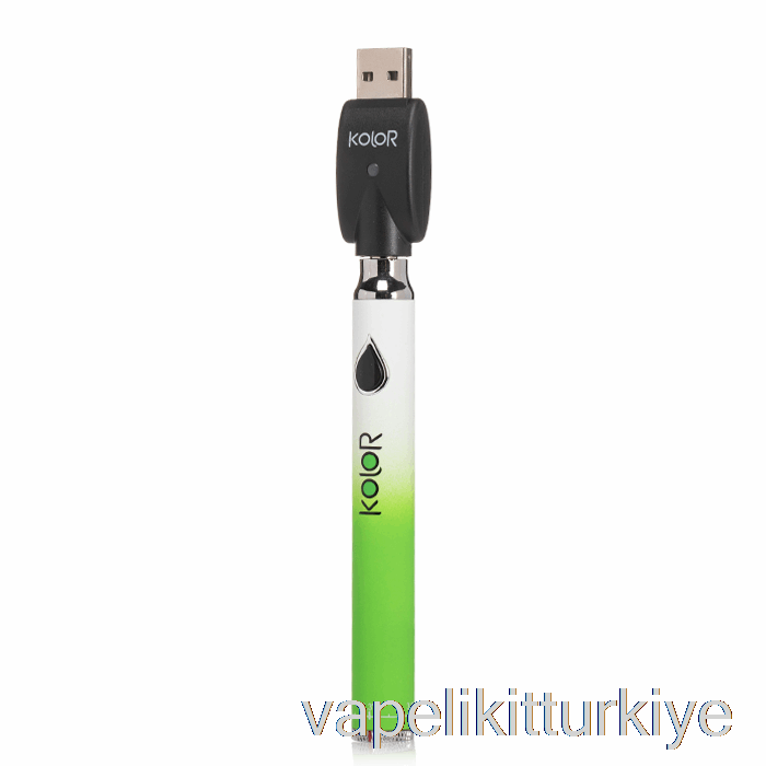 Elektronik Sigara Kalemi Vape Mate Yaprak Buddi Kolor Büküm Ince 650 Mah Pil Yeşil